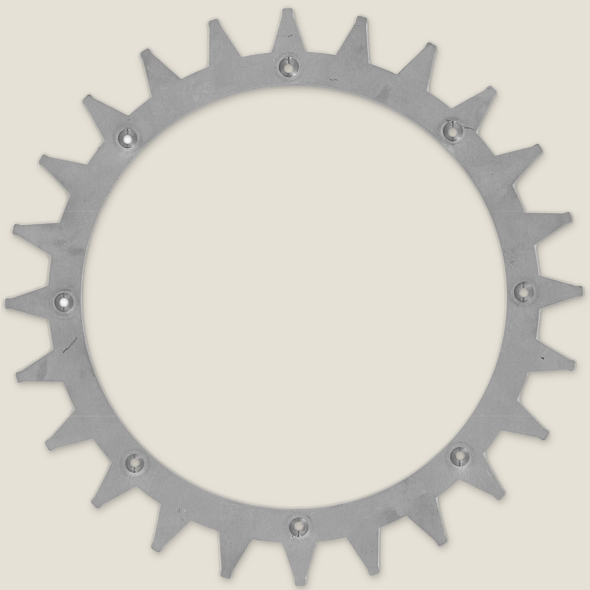 Én spikes-ring til Robomow RS / MS / TS i 2 mm rustfrit stål, detalje