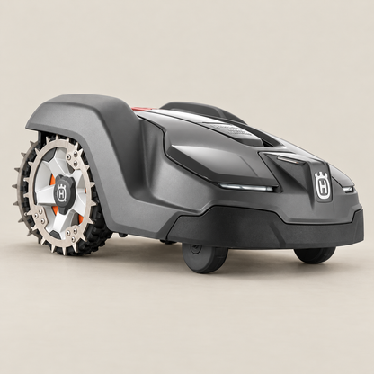 Spikes til Husqvarna Automower 320–450X monteret på robotplæneklipperen