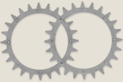 Spikes til Worx Landroid L/Vision og Robomow RS/MS/TS – 2 ringe i 2 mm rustfrit stål