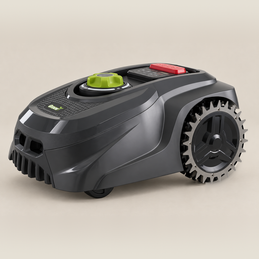 Spikes til Grouw 800–1200 monteret på robotplæneklipperen