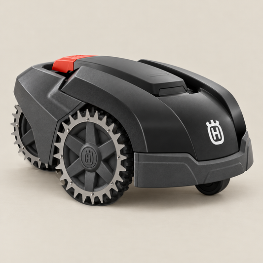 Spikes til Husqvarna Automower 105 / 308 monteret på robotplæneklipperen