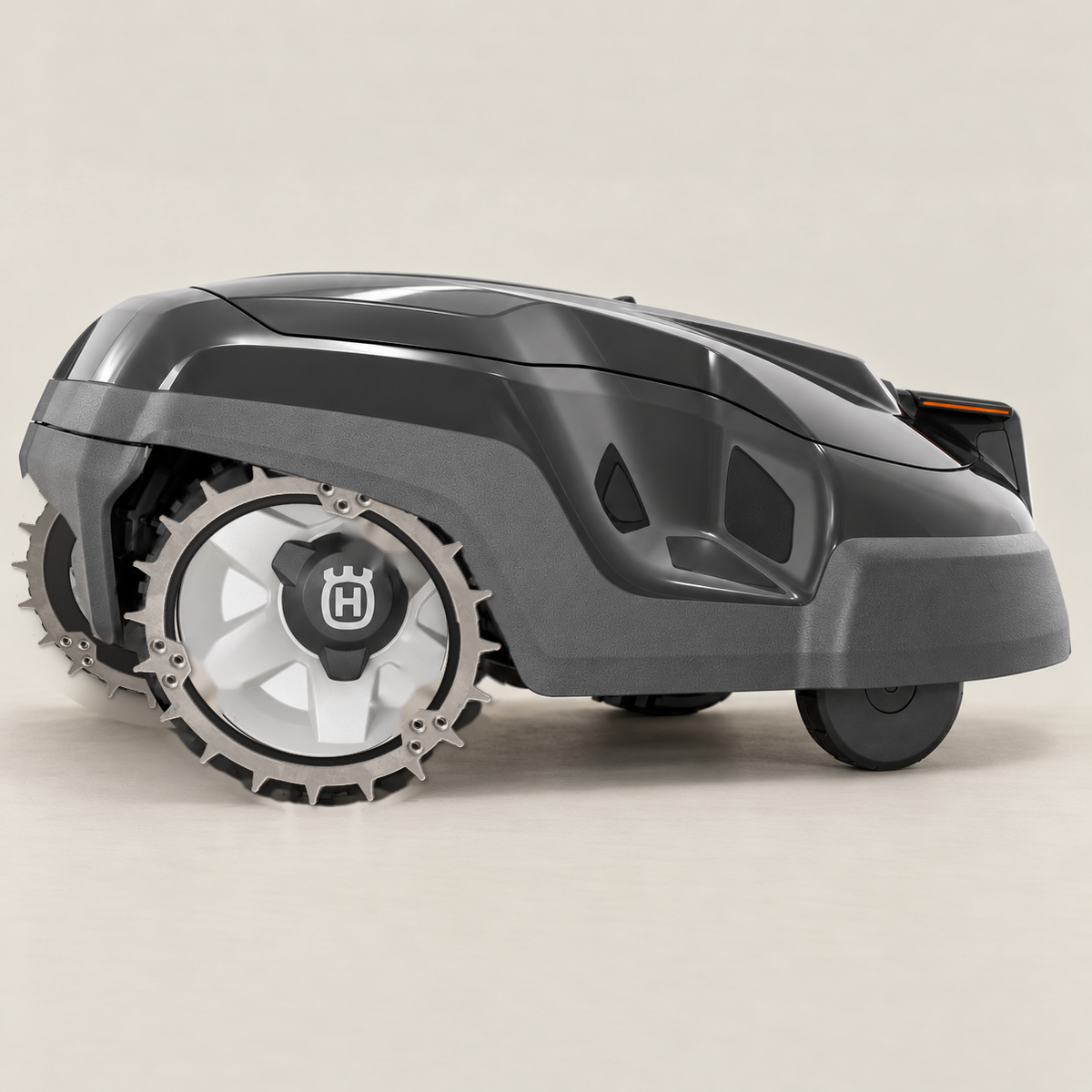 Spikes til Husqvarna Automower 305–415X monteret på robotplæneklipperen