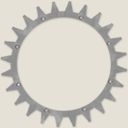 Én spikes-ring til LandXcape LX799 LX790 LX795 i 2 mm rustfrit stål, detalje