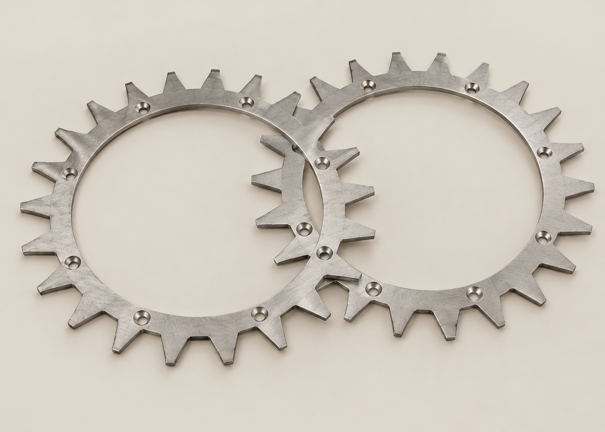 Spikes i 2 mm rustfrit stål til McCulloch ROB R600 / R1000