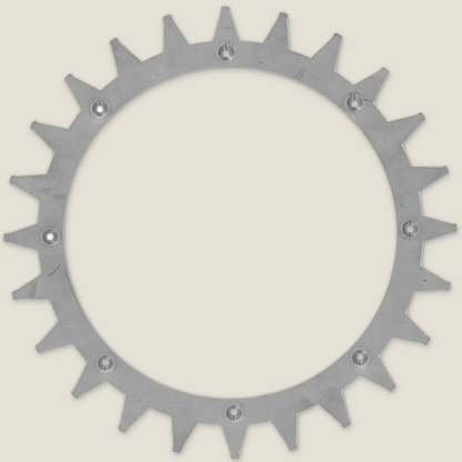 Én spikes-ring til Robomow RS / MS / TS i 2 mm rustfrit stål, detalje