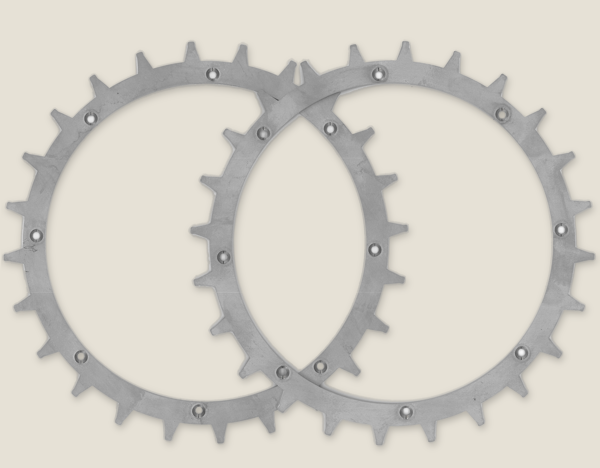 Spikes til Segway Navimow i105 / i105E / i108E – 2 ringe i 2 mm rustfrit stål