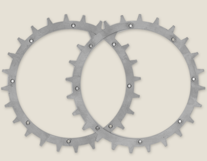 Spikes til Segway Navimow i105 / i105E / i108E – 2 ringe i 2 mm rustfrit stål