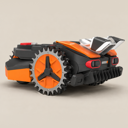 Spikes til Worx Landroid Vision monteret på robotplæneklipperen